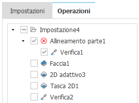 operations tab