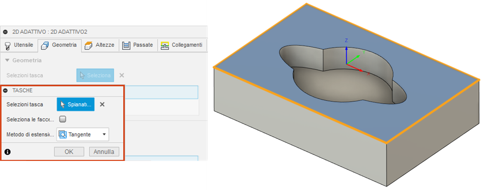 select pocket example