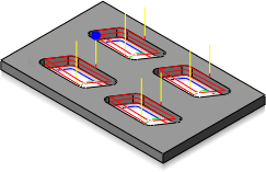 linear pattern toolpath example