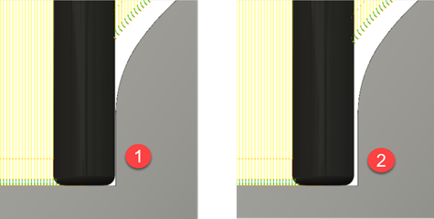 wall clearance example