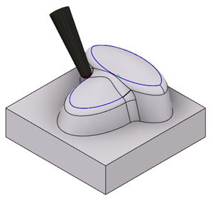 completed toolpath