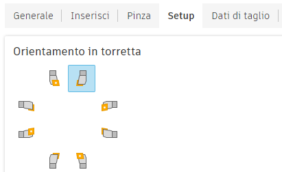 orientation in turret options