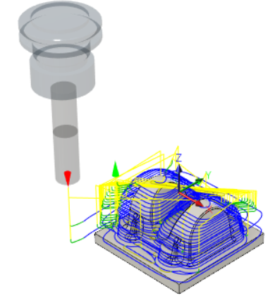 calculated toolpath