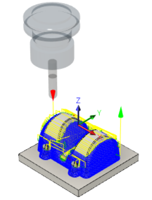 calculated toolpath