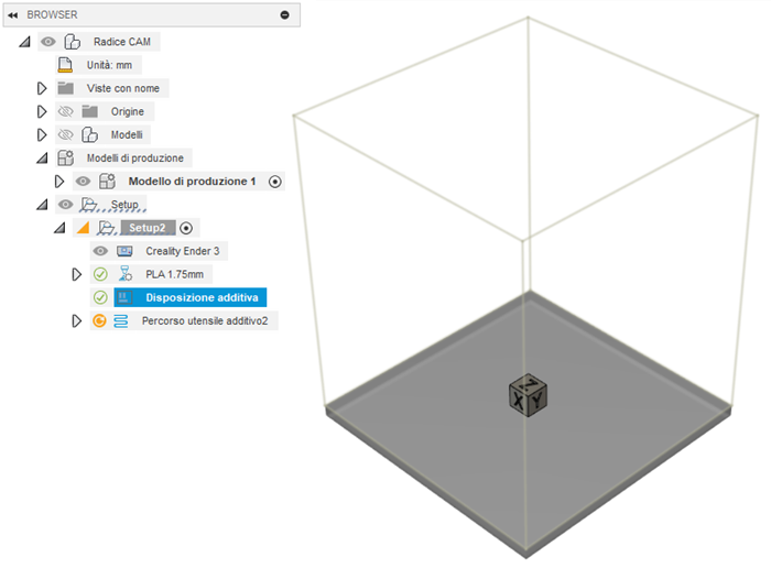 model arranged
