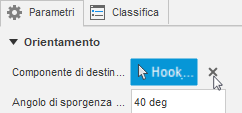 deselect orientation target