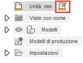 Click on Change Active Units next to units