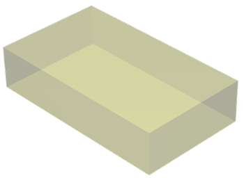Stock material before machining the part