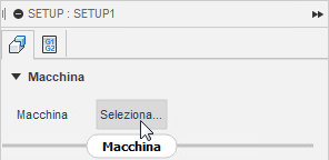 machine selection