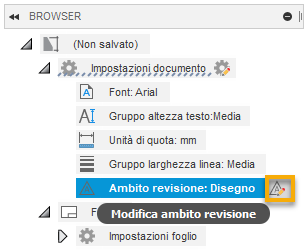 change revision scope