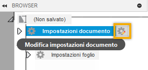 browser - document settings