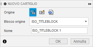 new title block dialog