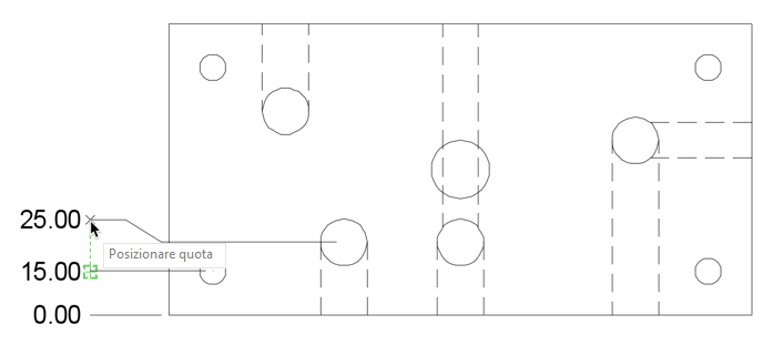 ordinate dimension example - asme