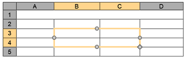 table example - multiple selection