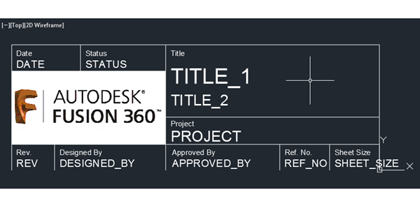 title block example - autocad