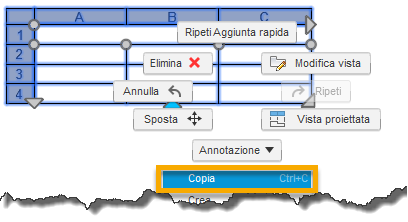 copy custom table