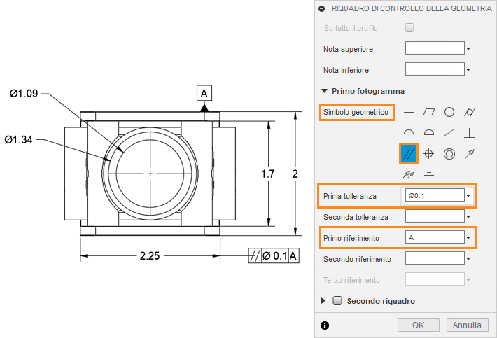 feature control frame dialog