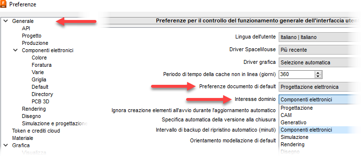 General Preference Settings