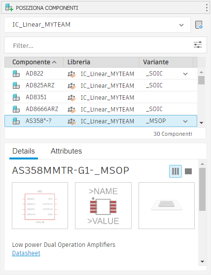 Library manager dialog