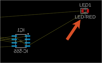 Final LED position