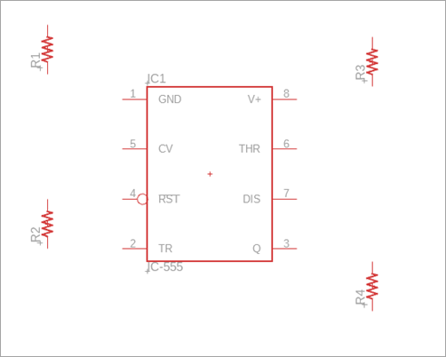 Resistor positions