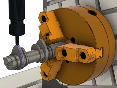 5-axis machining with machine tilted