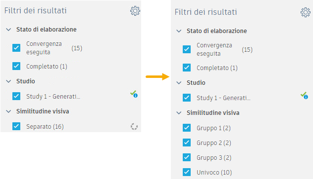 Grouping starts after generation processes for all studies are completed