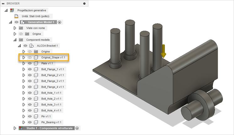 browser - hide starting shape