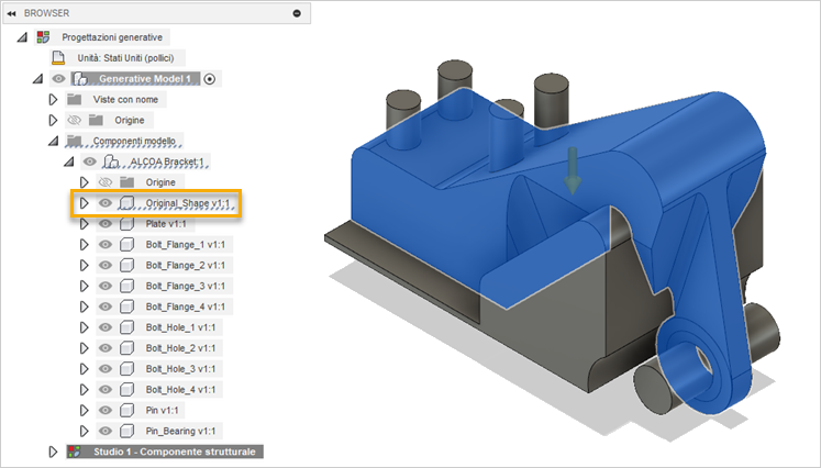 browser - starting shape