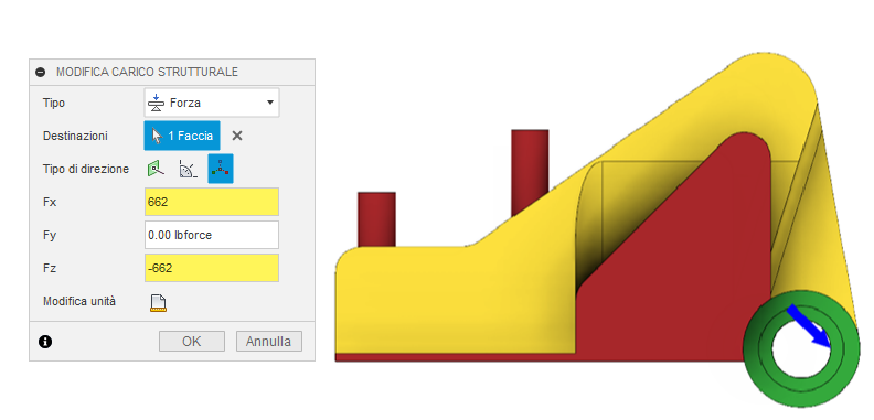 edit structural load dialog - alcoa example 1