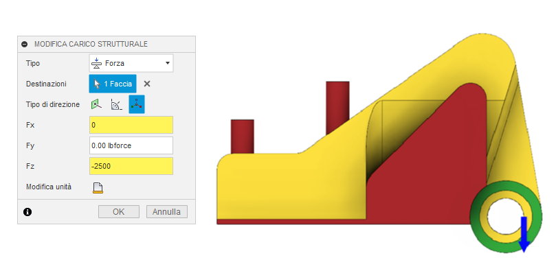 edit structural load dialog - alcoa example 2