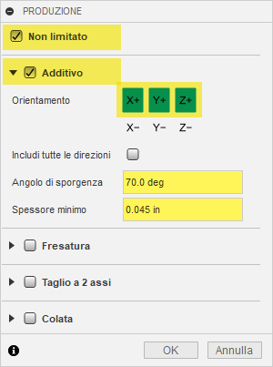 manufacturing dialog