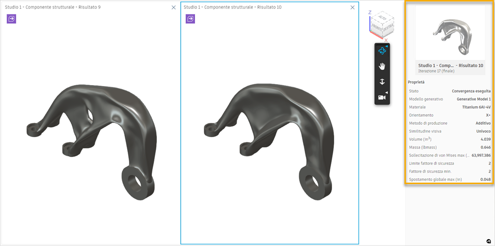 detail view - properties pane