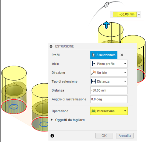 extrude dialog - bolts
