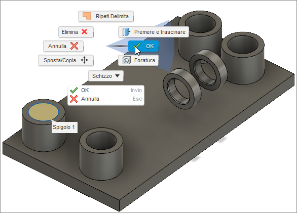 marking menu - patch holes - top