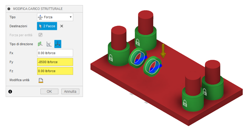 edit structural load dialog - load case 2