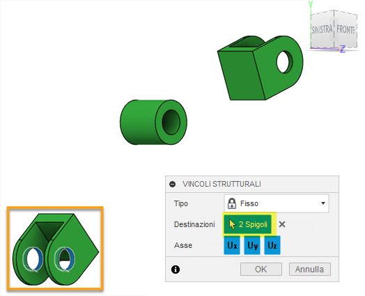 structural constraints dialog