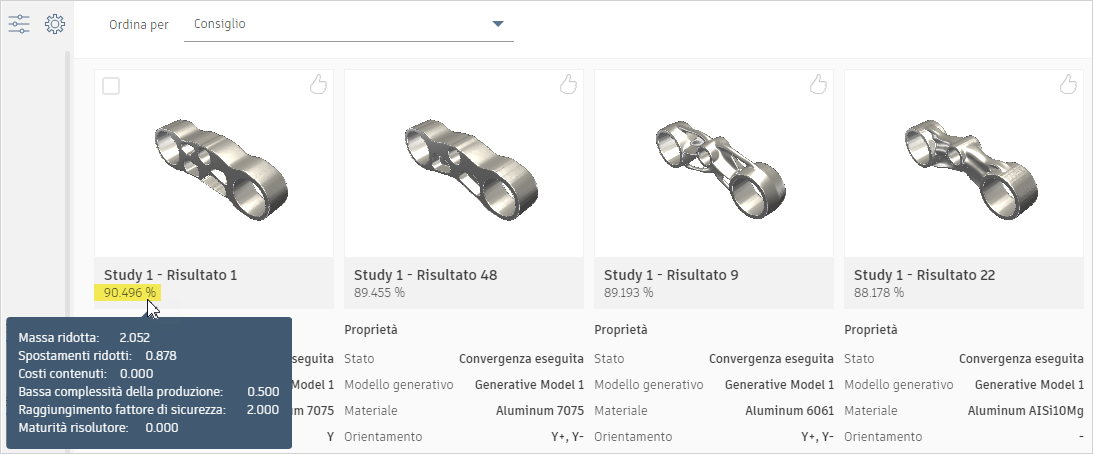 recommendation details