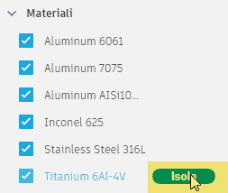 outcome filters - isolate