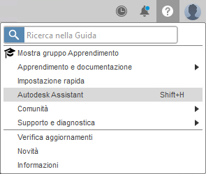 autodesk assistant in help menu