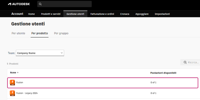 fusion in user management