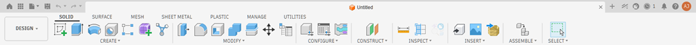 design toolbar