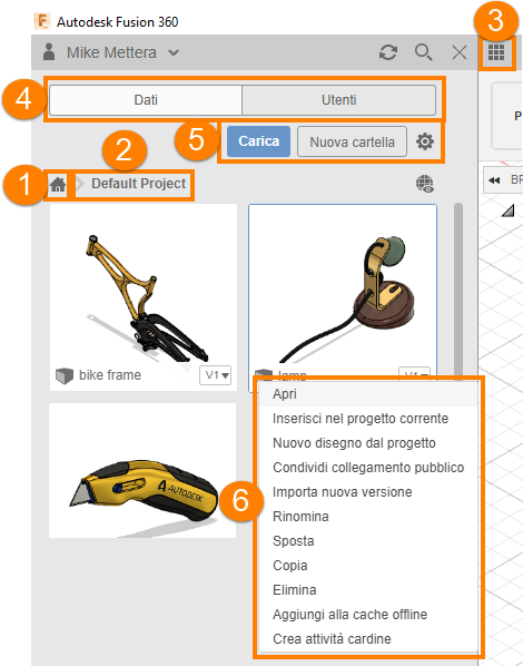 data panel ui overview