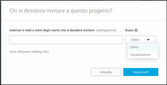 invite people to a project