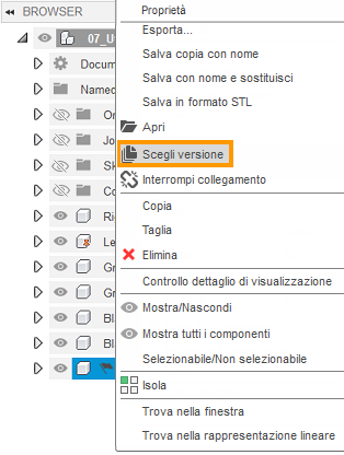 milestones choose version