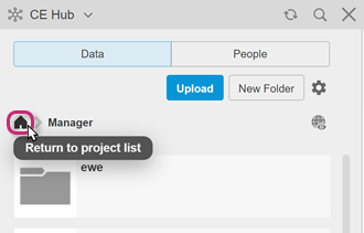 return to project list