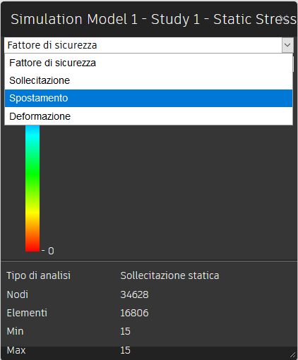filter simulation results in viewer
