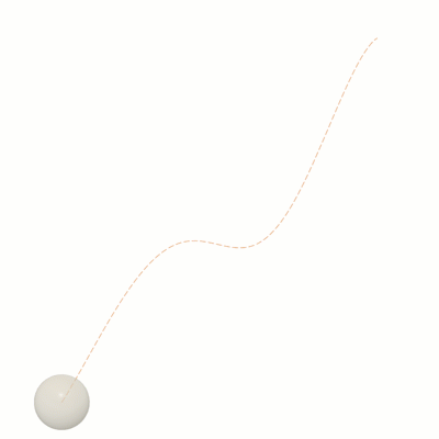 pattern on path