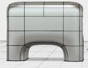 arch through t-spline body