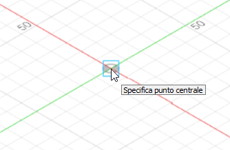 punto centrale parallelepipedo